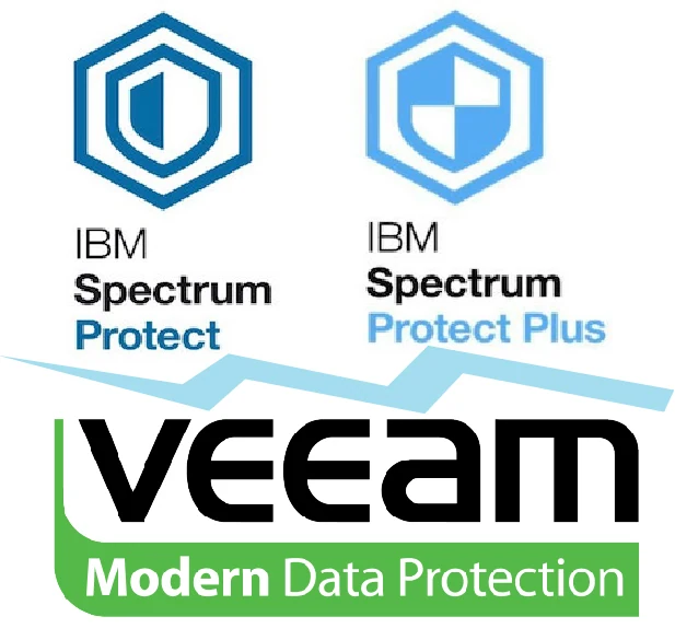 IBM Spectrum Protect, IBM Spectrum Protect Plus y Veeam